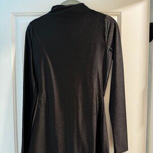 NAKED WARDROBE BLACK ROMPER SHORTS SIZE LARGE